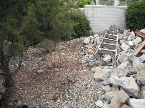 This Rubble Heap was removed by Haul It All Services www.haulitallservices.com